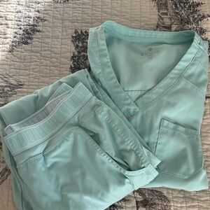 Med Couture Aqua Pajama Set